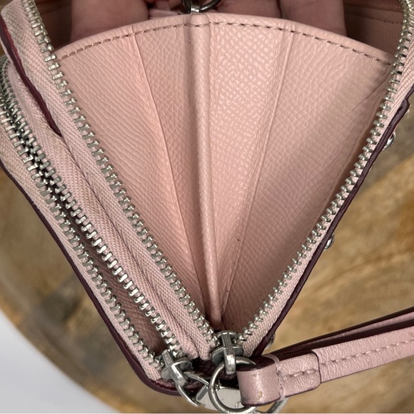 COACH Studded Leather Wallet/Wristlet - Picture 8 of 16